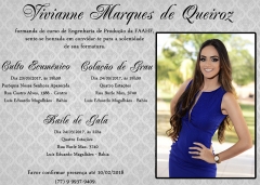 Formatura da Vivi
