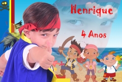 Henrique e Os Piratas Na Terra do Nunca