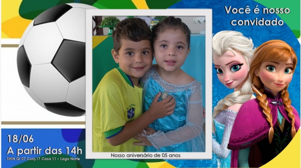 Aniversrio de 05 Anos - Enzo e Ester
